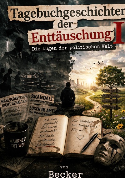 'Cover von Tagebuchgeschichten der Enttäuschung I Die Lügen der politischen Welt'-Cover