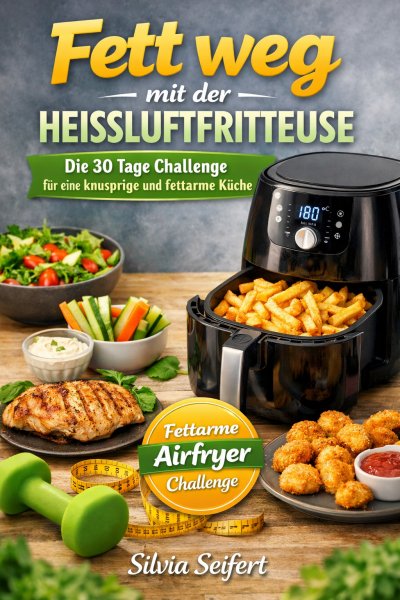 'Cover von Fett weg mit der Heissluftfritteuse'-Cover