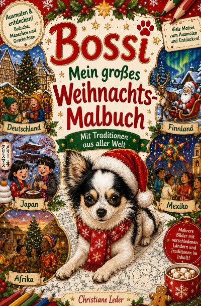 'Cover von Bossi Mein großes Weihnachts-Malbuch'-Cover