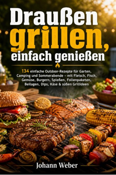 'Cover von Draußen grillen, einfach genießen'-Cover