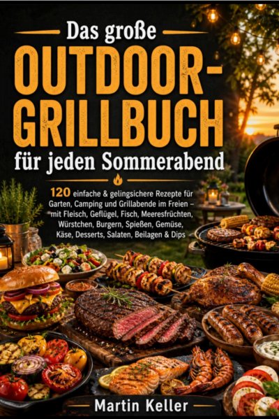 'Cover von Das große Outdoor-Grillbuch für jeden Sommerabend'-Cover