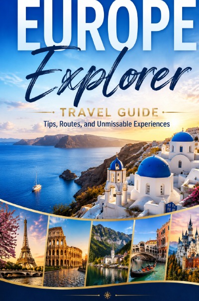 'Cover von Europe Explorer Travel Guide'-Cover