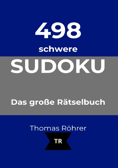 'Cover von 498er Sudoku schwer, DIN A5'-Cover