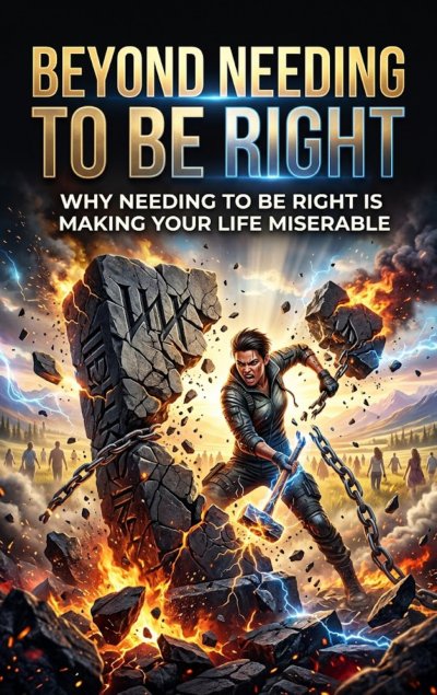 'Cover von Beyond Needing to Be Right'-Cover