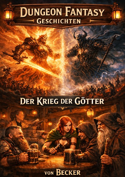 'Cover von Dungeon Fantasy Geschichten I Der Krieg der Götter'-Cover