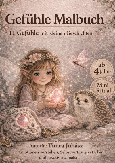 'Cover von Gefühle Malbuch für Mädchen'-Cover