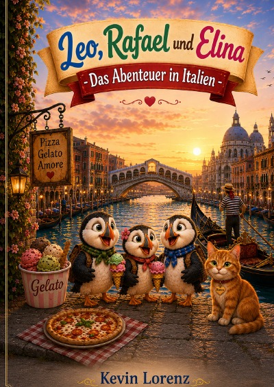 'Cover von Leo, Rafael und Elina – Das Abenteuer in Italien'-Cover