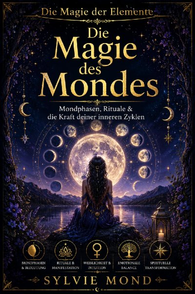 'Cover von Die Magie des Mondes – Mondenergie, Rituale & die Kraft deiner inneren Zyklen'-Cover