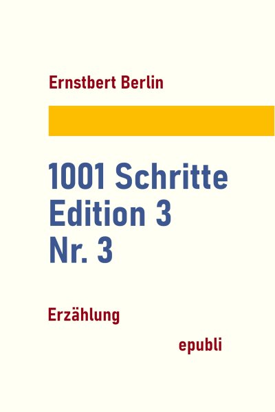 'Cover von 1001 Schritte – Edition 3 – Nr. 3'-Cover