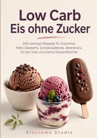 'Cover von Low Carb Eis ohne Zucker'-Cover