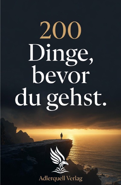 'Cover von 200 Dinge, bevor du gehst.'-Cover