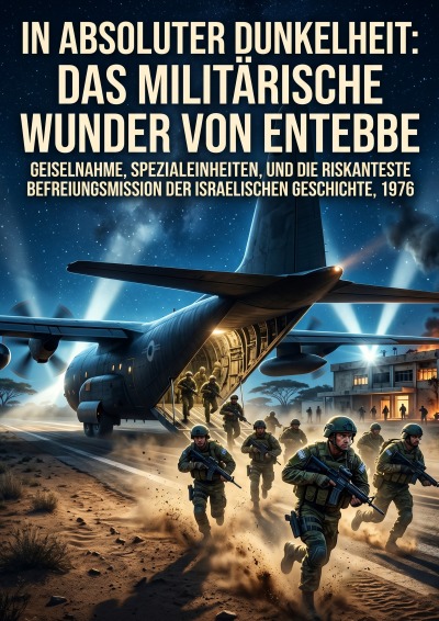 'Cover von In absoluter Dunkelheit: Das militärische Wunder von Entebbe'-Cover