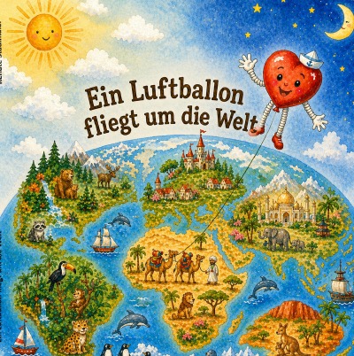 'Cover von Ein Luftballon fliegt um die Welt'-Cover