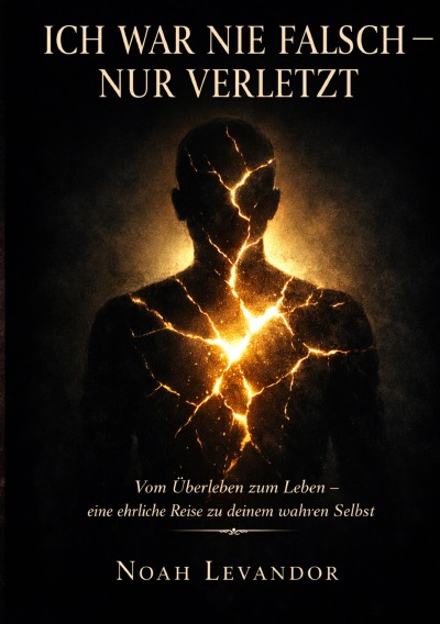 'Cover von Ich war nie falsch — nur verletzt'-Cover