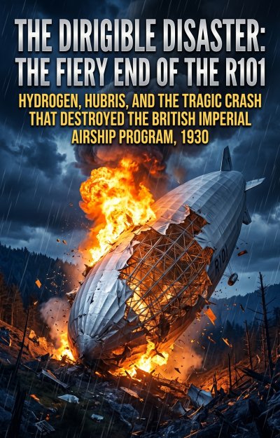 'Cover von The Dirigible Disaster: The Fiery End of the R101'-Cover