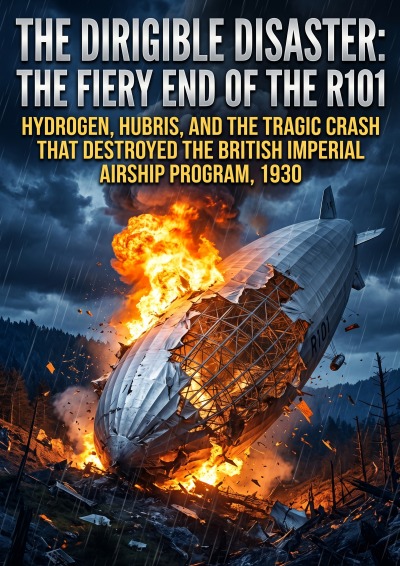 'Cover von The Dirigible Disaster: The Fiery End of the R101'-Cover