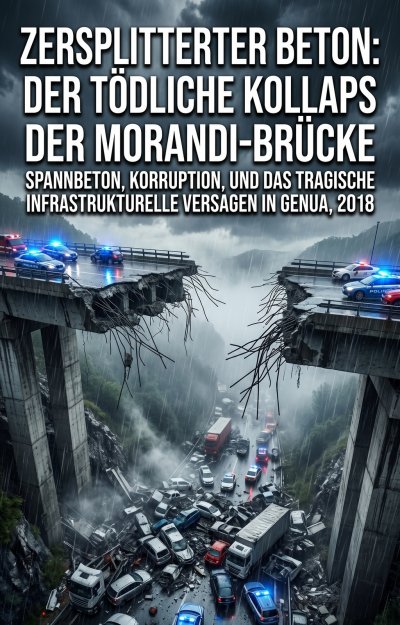 'Cover von Zersplitterter Beton: Der tödliche Kollaps der Morandi-Brücke'-Cover