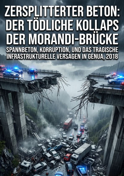 'Cover von Zersplitterter Beton: Der tödliche Kollaps der Morandi-Brücke'-Cover