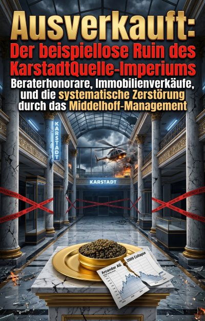 'Cover von Ausverkauft: Der beispiellose Ruin des KarstadtQuelle-Imperiums'-Cover