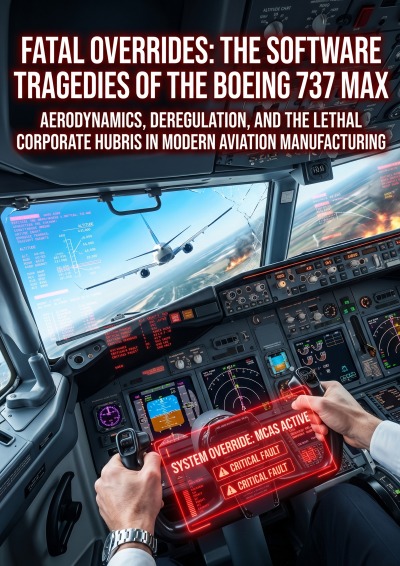 'Cover von Fatal Overrides: The Software Tragedies of the Boeing 737 MAX'-Cover