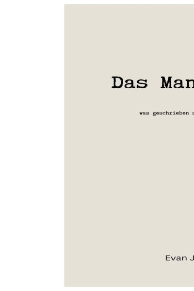 'Cover von Das Manuskript'-Cover