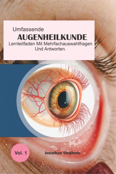 'Cover von Umfassender Lernleitfaden für Multiple-Choice-Fragen und Antworten zur Augenheilkunde'-Cover