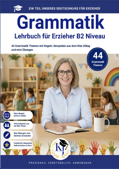 'Cover von Grammatik Lehrbuch für Erzieher B2 Niveau'-Cover