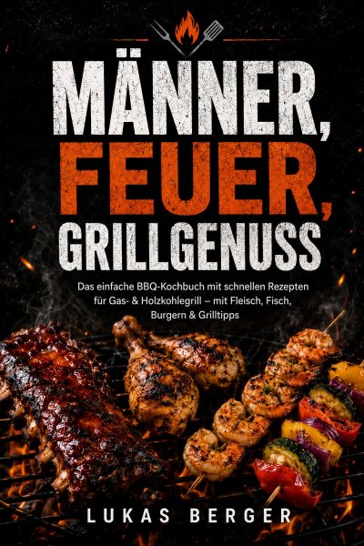 'Cover von Männer, Feuer, Grillgenuss'-Cover