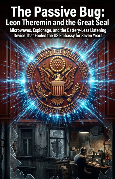 'Cover von The Passive Bug: Leon Theremin and the Great Seal'-Cover
