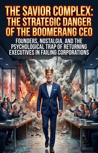 'Cover von The Savior Complex: The Strategic Danger of the Boomerang CEO'-Cover