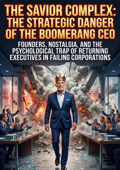 'Cover von The Savior Complex: The Strategic Danger of the Boomerang CEO'-Cover