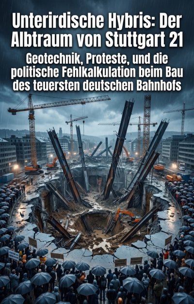 'Cover von Unterirdische Hybris: Der Albtraum von Stuttgart 21'-Cover
