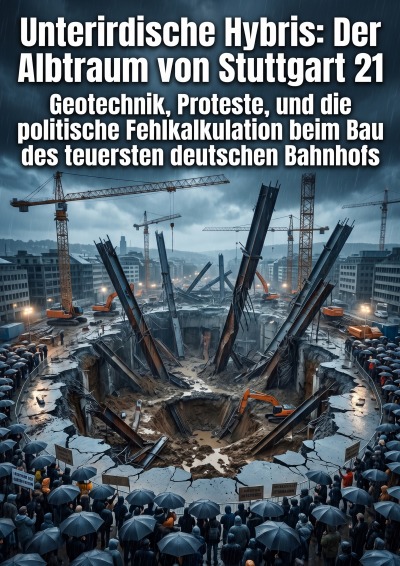 'Cover von Unterirdische Hybris: Der Albtraum von Stuttgart 21'-Cover
