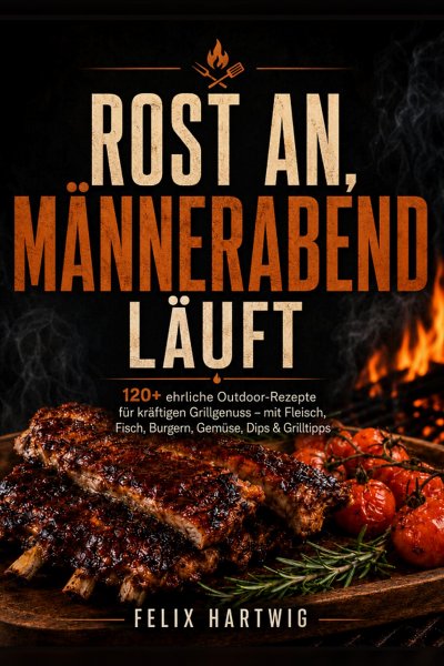 'Cover von Rost an, Männerabend läuft'-Cover