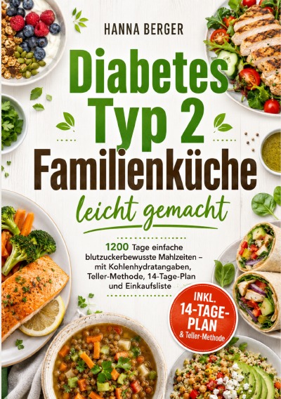 'Cover von Diabetes Typ 2 Familienküche leicht gemacht'-Cover