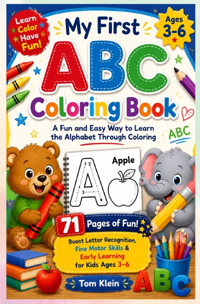 'Cover von My First ABC Coloring Book A Fun and Easy Way to Learn the Alphabet Through Coloring'-Cover