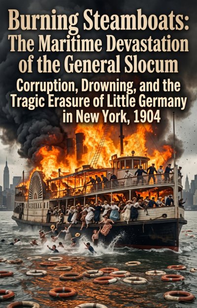 'Cover von Burning Steamboats: The Maritime Devastation of the General Slocum'-Cover