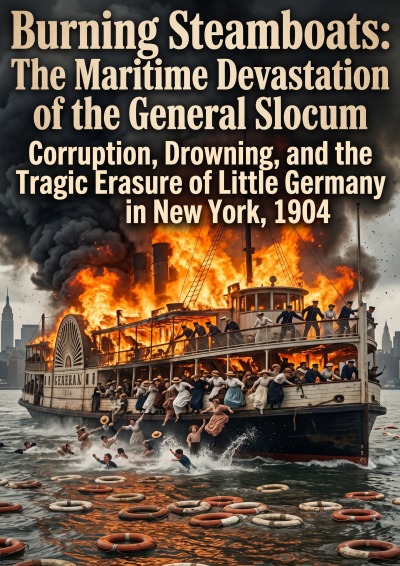 'Cover von Burning Steamboats: The Maritime Devastation of the General Slocum'-Cover
