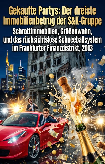 'Cover von Gekaufte Partys: Der dreiste Immobilienbetrug der S&K-Gruppe'-Cover