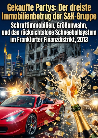 'Cover von Gekaufte Partys: Der dreiste Immobilienbetrug der S&K-Gruppe'-Cover