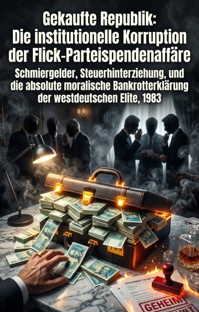 'Cover von Gekaufte Republik: Die institutionelle Korruption der Flick-Parteispendenaffäre'-Cover