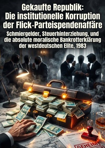 'Cover von Gekaufte Republik: Die institutionelle Korruption der Flick-Parteispendenaffäre'-Cover
