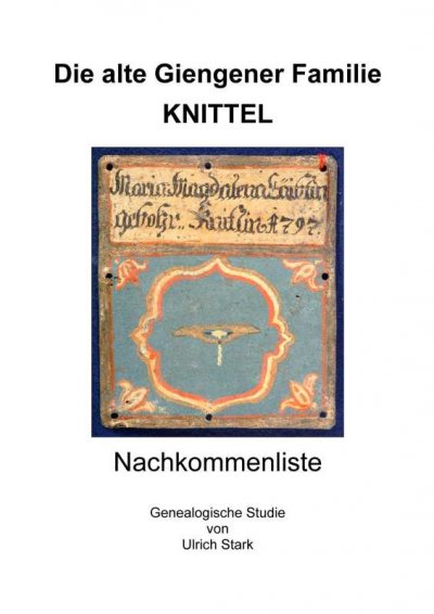 'Cover von Die alte Giengener Familie KNITTEL'-Cover