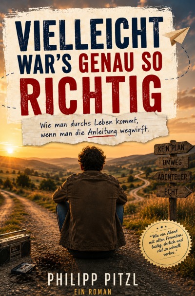 'Cover von Vielleicht war’s genau so richtig.'-Cover