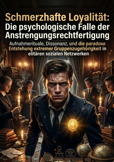 'Cover von Schmerzhafte Loyalität: Die psychologische Falle der Anstrengungsrechtfertigung'-Cover