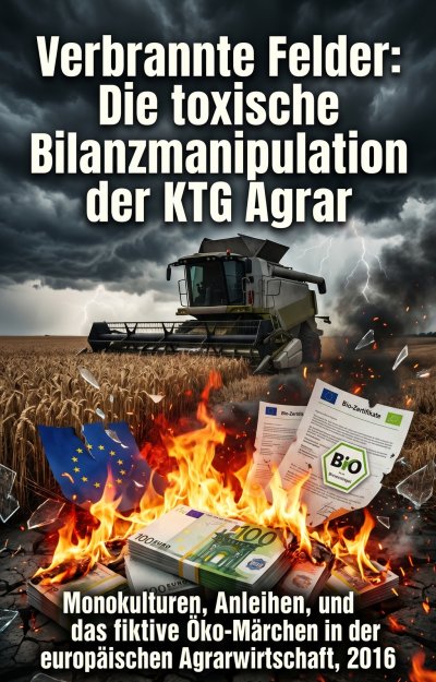'Cover von Verbrannte Felder: Die toxische Bilanzmanipulation der KTG Agrar'-Cover
