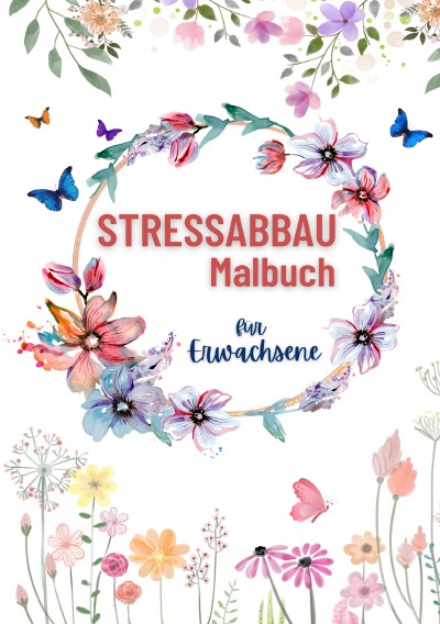 'Cover von Stressabbau Malbuch für Erwachsene'-Cover