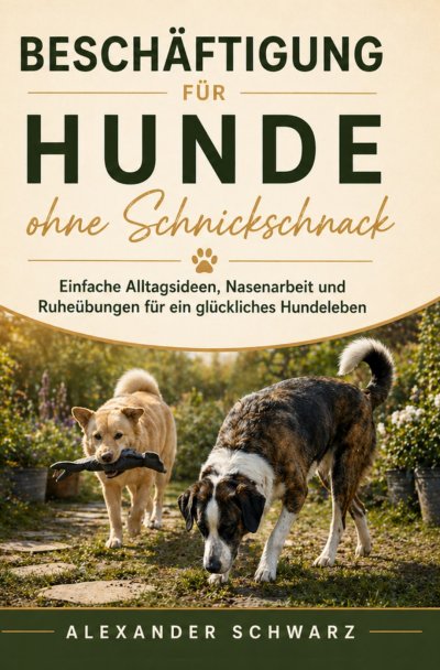 'Cover von Beschäftigung für Hunde ohne Schnickschnack'-Cover
