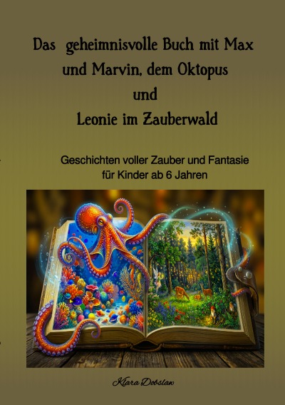 'Cover von Das  geheimnisvolle Buch von Max und Marvin, dem Oktopus und Leonie im Zauberwald'-Cover