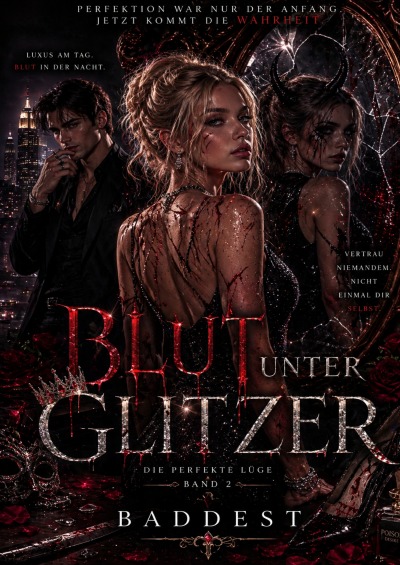 'Cover von Blut unter Glitzer'-Cover